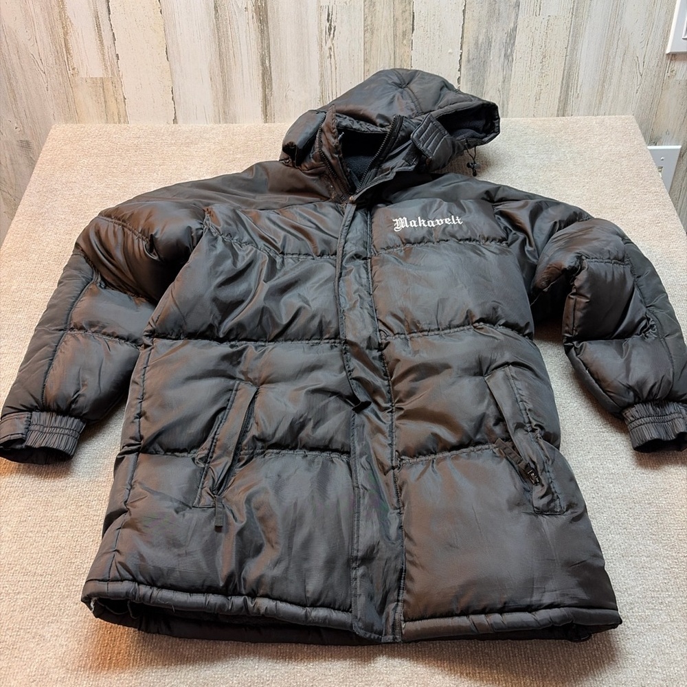Men's Black Puffer Jacket